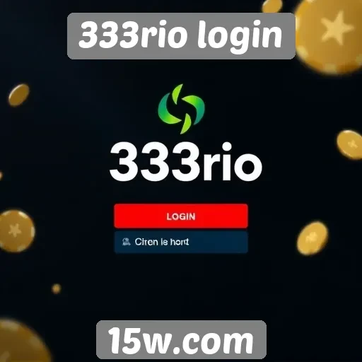 Facilidades do login no site 333rio