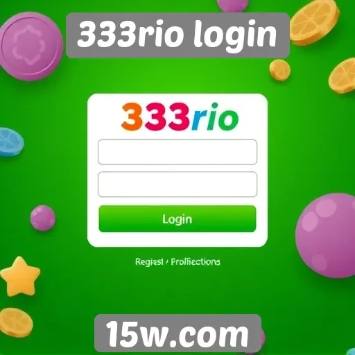 Recursos do site 333rio login para jogadores